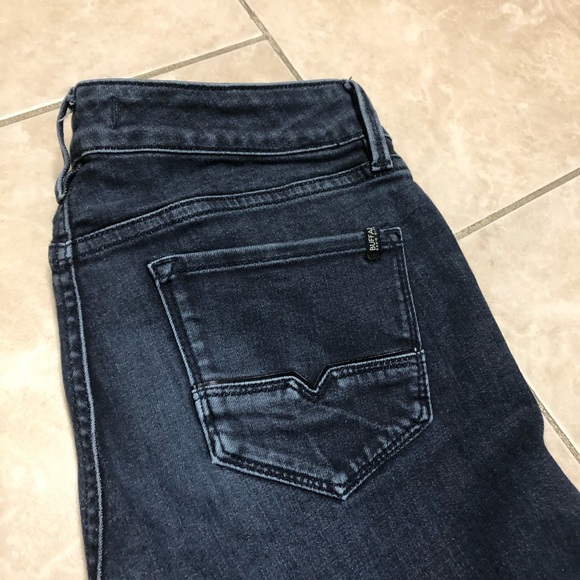 Buffalo David Bitton Straight Leg Jeans Pockets Dark Wash C - Picture 6 of 10